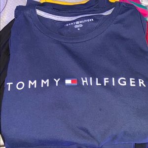 Navy Blue Long sleeve Tommy Hilfiger shirt